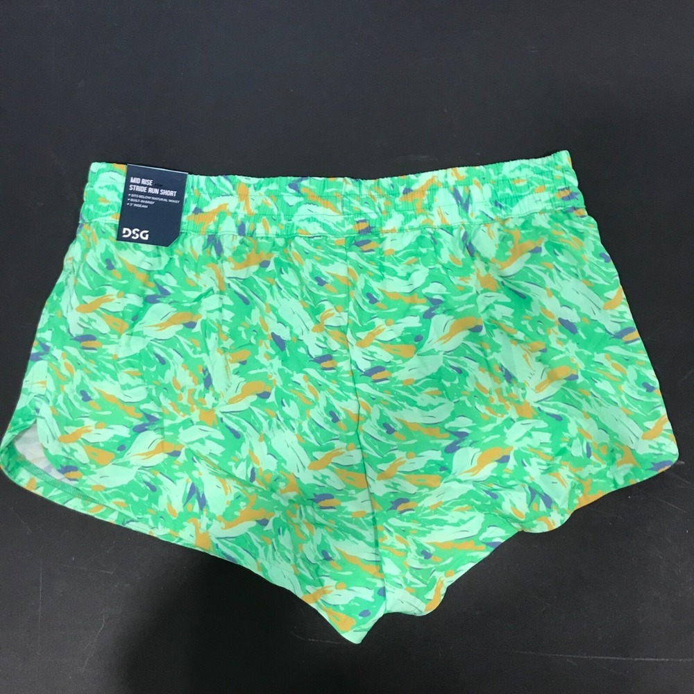 DSG Womens‎ Mid Rise Stride Run Shorts With Built-In Brief 3" Inseam - Picture 2 of 9